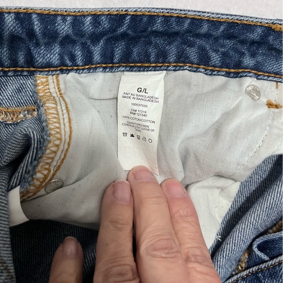 BUNDLE OF 2 DENIM MINI SKIRTS BY DYNAMITE SIZE LARGE - Picture 7 of 11